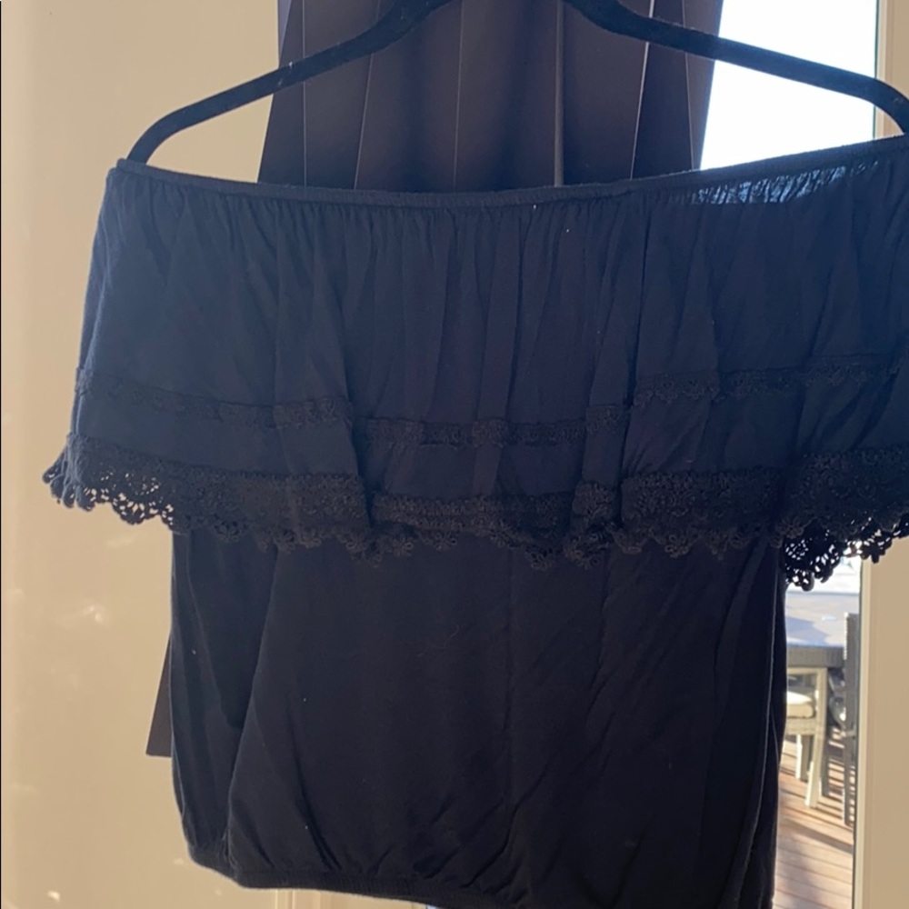 Off shoulder stretchy top